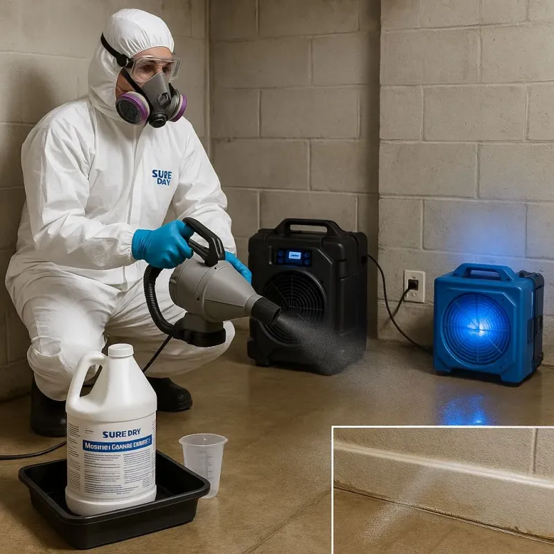 Sanitization and Odor Removal process in Hilliard, OH