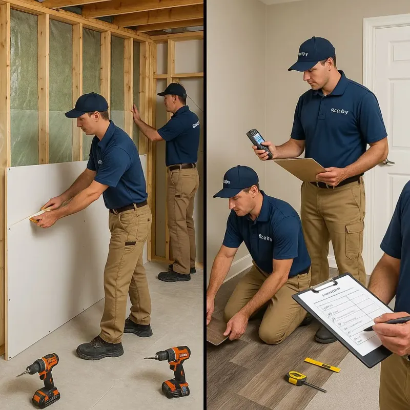 Repairs and Reconstruction process in Hilliard, OH