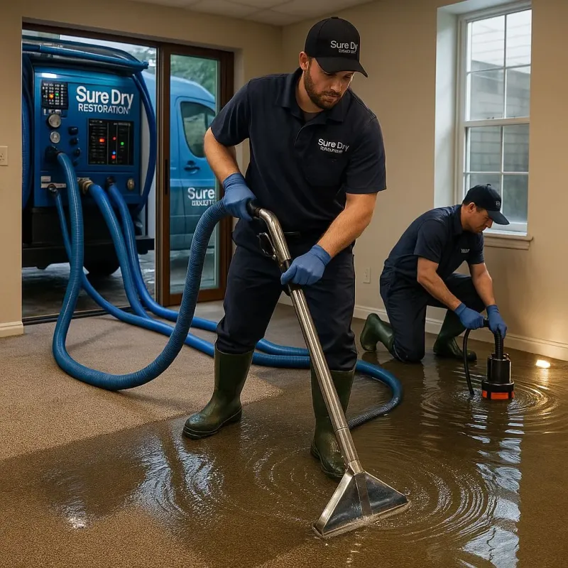 Water Extraction and Removal process in Hilliard, OH